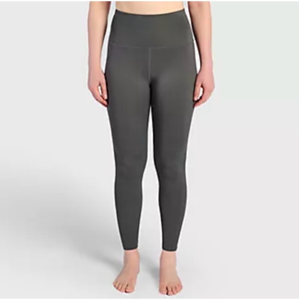 Tommie Copper Ultra Fit Back Support - Ankle Length Leggings - Slate Grey - L